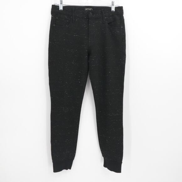 Mother Pants Womens 26 Black Jogger The Trainer SKy‎ Pirate Stretch Comfort - Picture 1 of 14